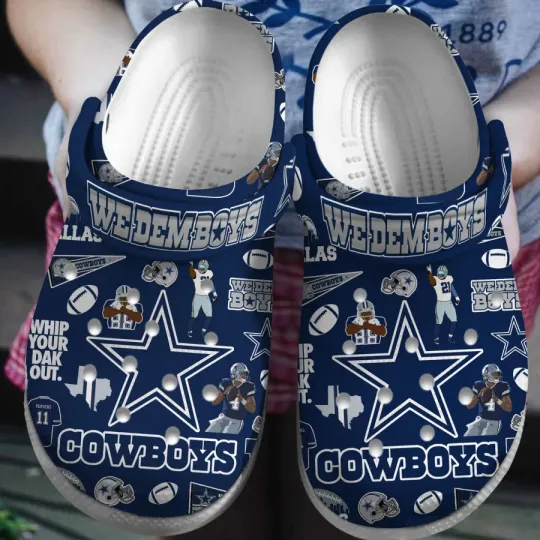 Dallas Cowboys Clogs Shoes