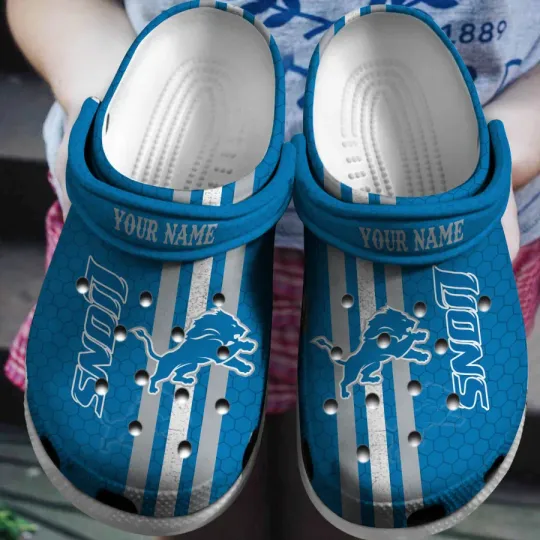 Detroit Lions Clogs Shoes