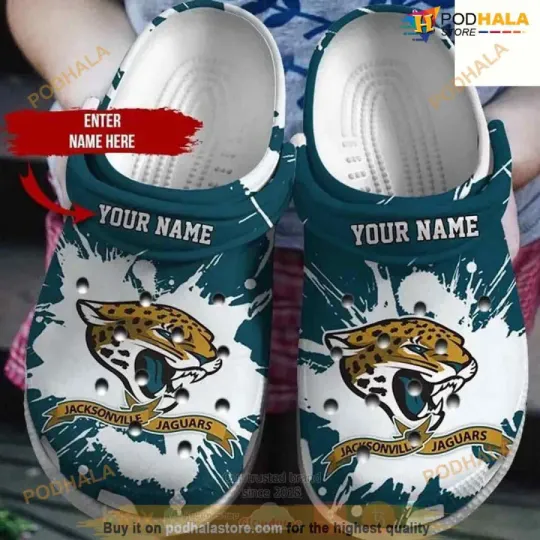Jacksonville Jaguars Clogs Shoes