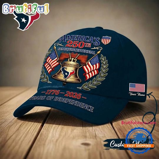 Houston Texans football 1776-2026 Years Of Independence Classic Cap