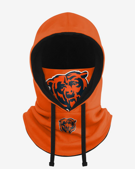 Chicago Bears Alternate Team Color Drawstring Hooded Gaiter