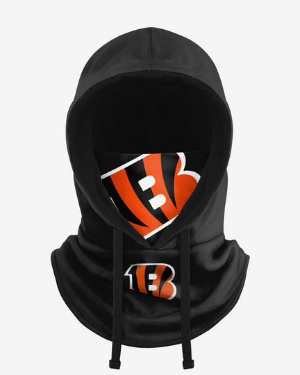 Cincinnati Bengals Black Drawstring Hooded Gaiter