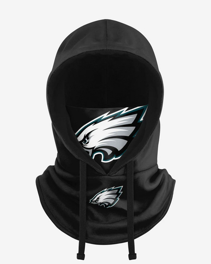 Philadelphia Eagles Black Drawstring Hooded Gaiter