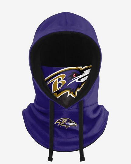 Baltimore Ravens Drawstring Hooded Gaiter