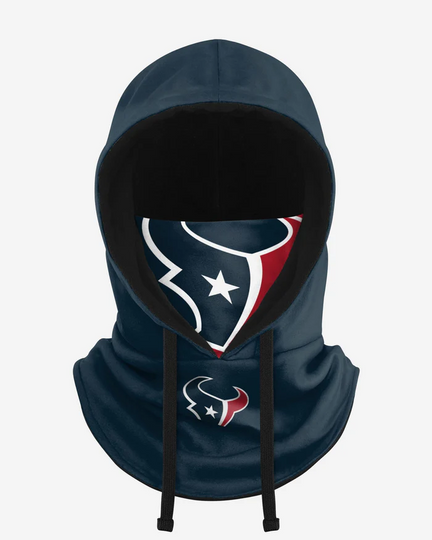 Discover Houston Texans Drawstring Hooded Gaiter