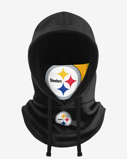 Pittsburgh Steeler Drawstring Hooded Gaiter
