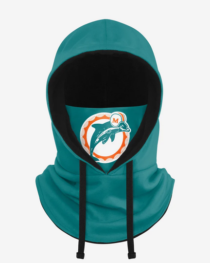 Miami Dolphins Retro Drawstring Hooded Gaiter