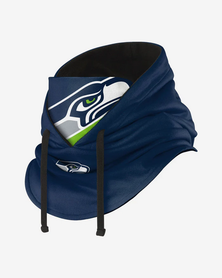 Seattle Seahawks Drawstring Hooded Gaiter