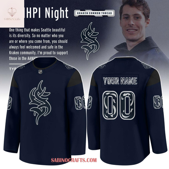 Seattle Kraken AANHPI Night 2026 Celebrate Personalized Hockey Jersey