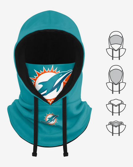 Miami Dolphins Drawstring Hooded Gaiter