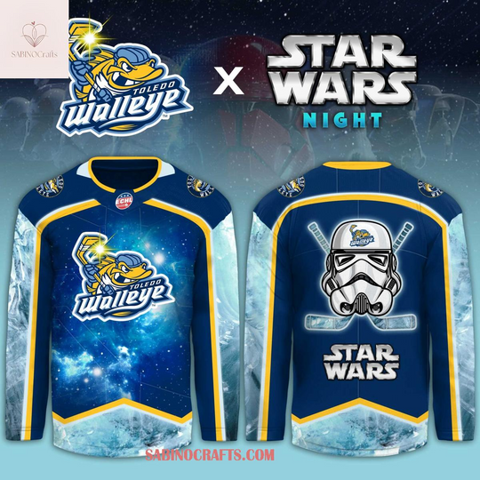Discover Toledo Walleye Star Wars Night 2026 Behind Hockey Jersey