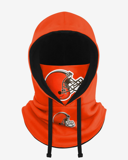Cleveland Browns Alternate Team Color Drawstring Hooded Gaiter
