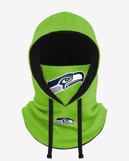 Seattle Seahawks Alternate Team Color Drawstring Hooded Gaiter