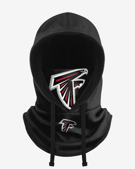Atlanta Falcons Black Drawstring Hooded Gaiter