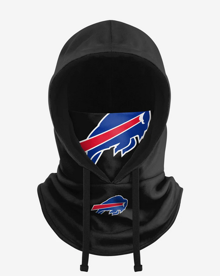 Buffalo Bills Black Drawstring Hooded Gaiter