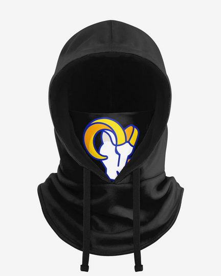 Los Angeles Rams Black Drawstring Hooded Gaiter