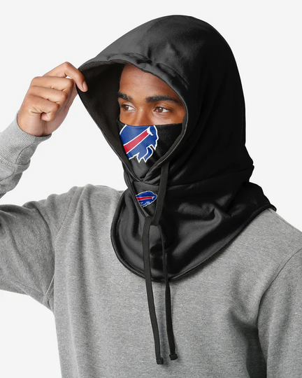Buffalo Bills Black Drawstring Hooded Gaiter