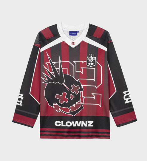 ClownZ 22 Long Sleeves Mesh Hockey Jersey