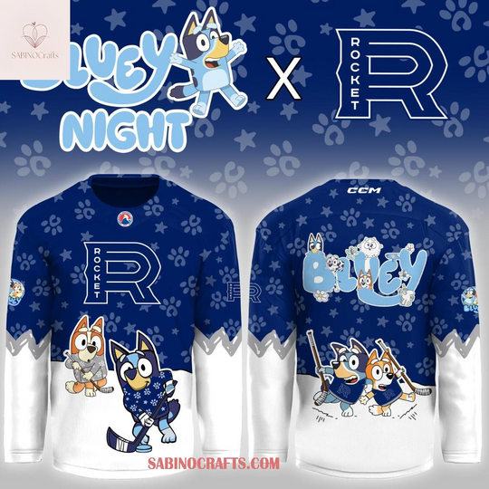 Discover Laval Rocket BlueyDad And Bingo Night 2026 Hockey Jersey