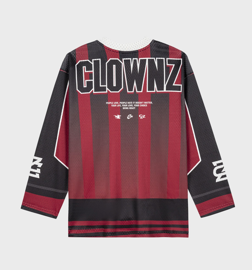 ClownZ 22 Long Sleeves Mesh Hockey Jersey