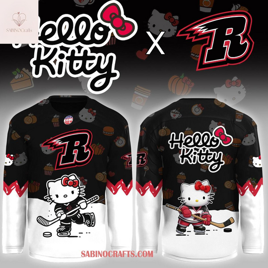 Discover Rapid City Rush Hello Kitty 2026 Game Night Hockey Jersey