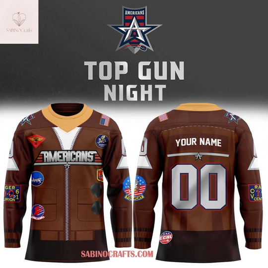 Allen Americans x Top Gun Mavericks Night 2026 Personalized Hockey Jersey