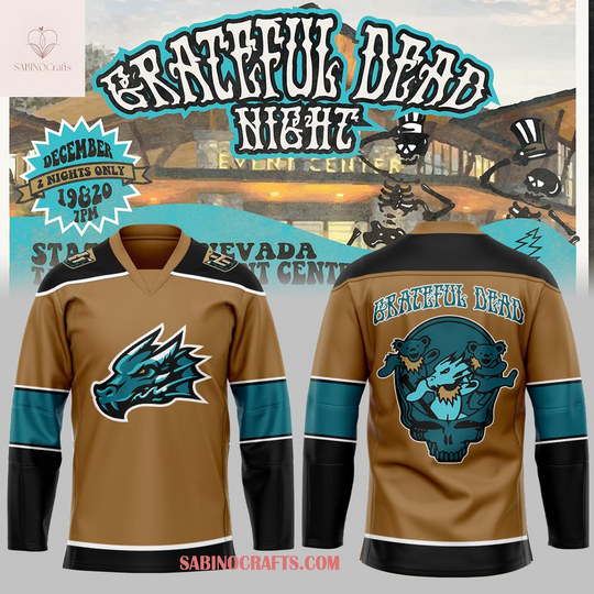 Tahoe Knight Monsters Grateful Dead Night 2026 Hockey Jersey