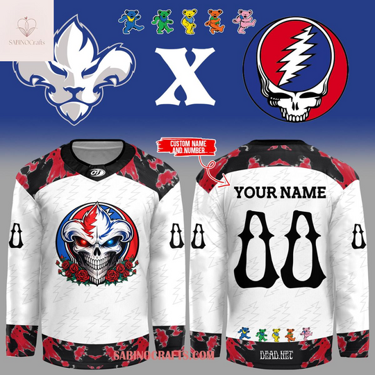 Trois-Rivieres Lions Lions3r Grateful Dead 2026 Personalized Hockey Jersey
