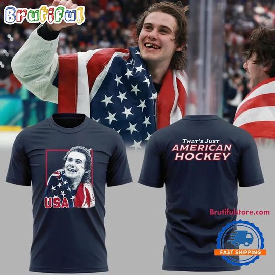 Jack Hughes USA Hockey Olympics Winter 2026 Champions Special Edition T Shirt