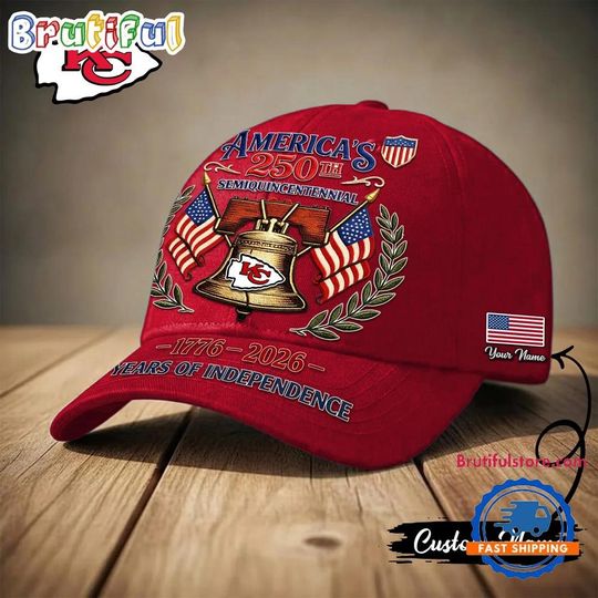 Kansas City Chiefs football 1776-2026 Years Of Independence Classic Cap