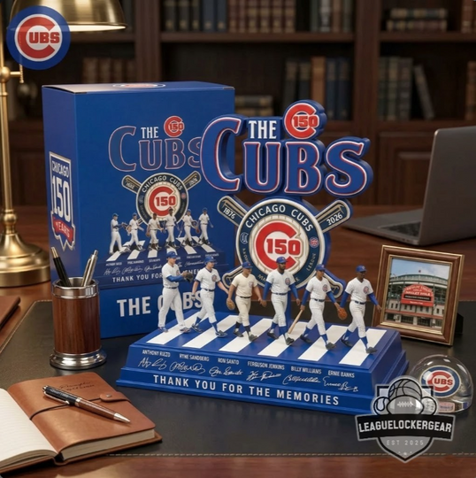 Chicago Cubs 150th Anniversary Thank You Acrylic Plaque - No Box
