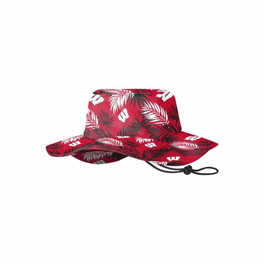Wisconsins Badge NCAA Floral Boonie Hat