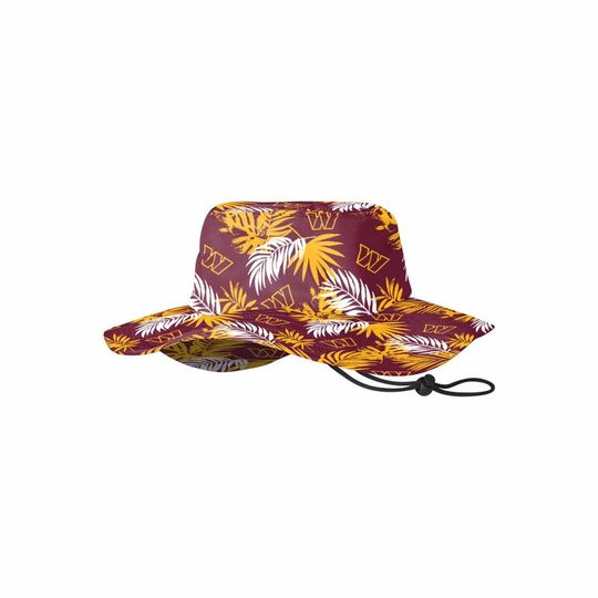 Washington Commanders football Floral Boonie Hat