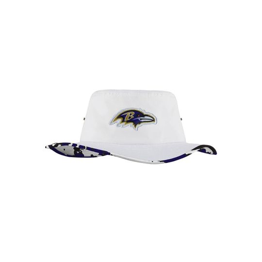 Baltimore Ravens football Womens White Hybrid Boonie Hat