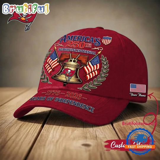 Tampa Bay Buccaneers football 1776-2026 Years Of Independence Classic Cap