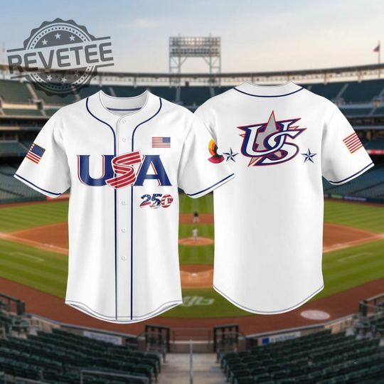 Team Usa 250Th Anniversary Celebrating America Jersey 2026 Baseball Shirt White Version