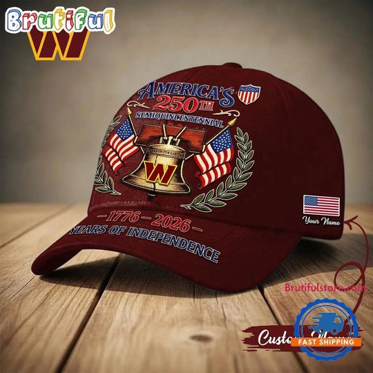 Washington Commanders football 1776-2026 Years Of Independence Classic Cap