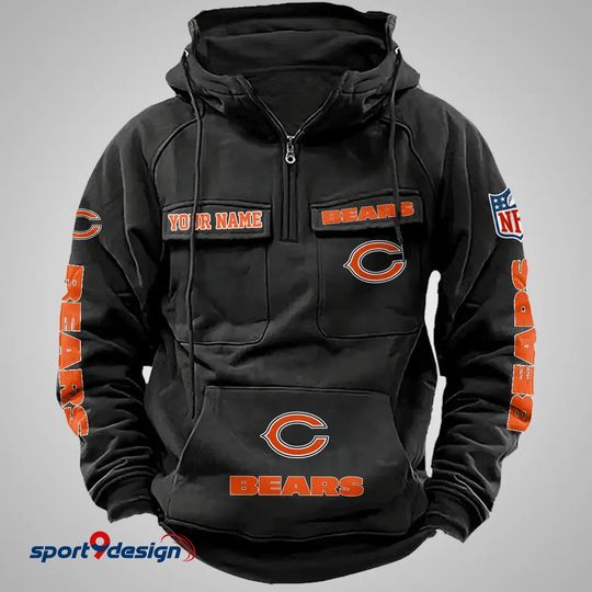Discover Chicago Bears Vintage Men Hoodie