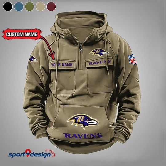 Baltimore Ravens Vintage Men Hoodie
