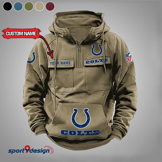 Indianapolis Colts Vintage Men Hoodie