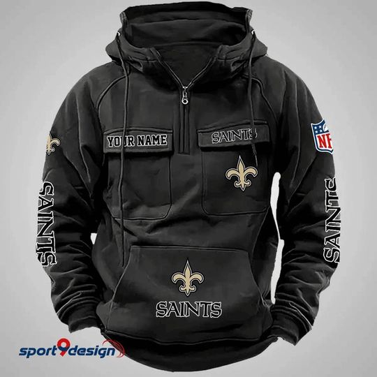 New Orleans Saints Vintage Men Hoodie
