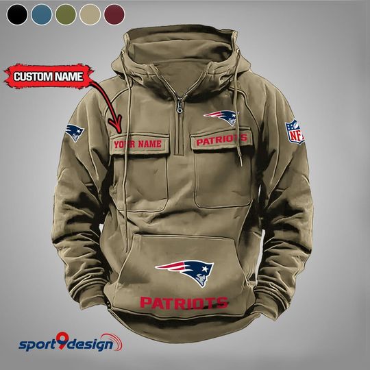 New England Patriots Vintage Men Hoodie