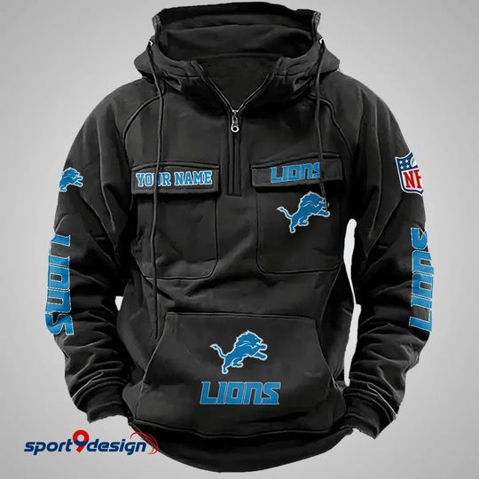 Discover Detroit Lions Vintage Men Hoodie