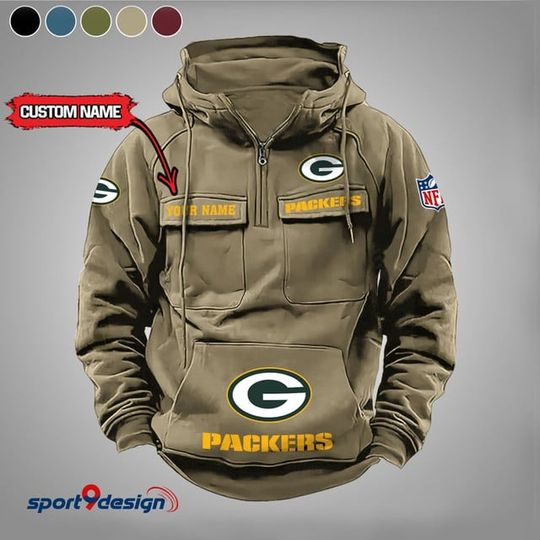 Green Bay Packers Vintage Men Hoodie