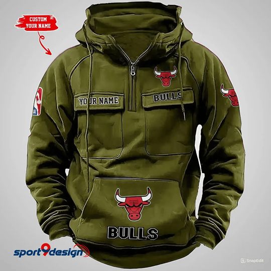Chicago Bulls Vintage Men Hoodie