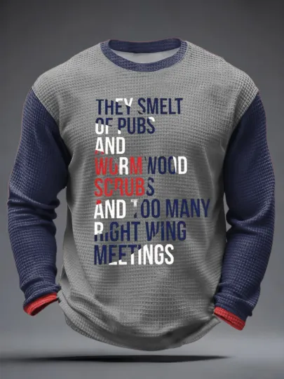 Men's UK Mods Music Lover Waffle Long Sleeve T-Shirt