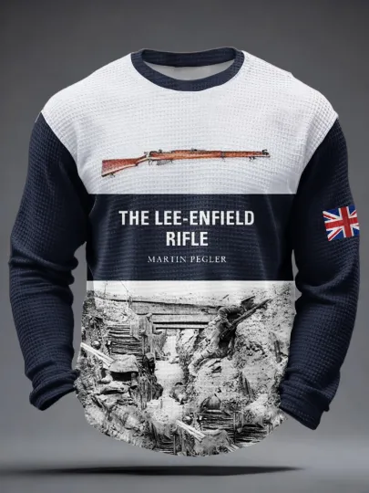 Men's The Lee-Enfield Rifle Waffle Long Sleeve T-Shirt