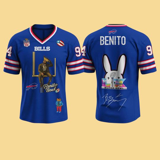 Discover Bills x Bad Bunny Super Bowl LX The Halftime Show Jersey