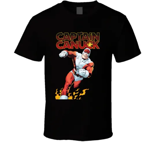 Discover Captain Canuck Canada and USA Maple Leaf T-Shirt