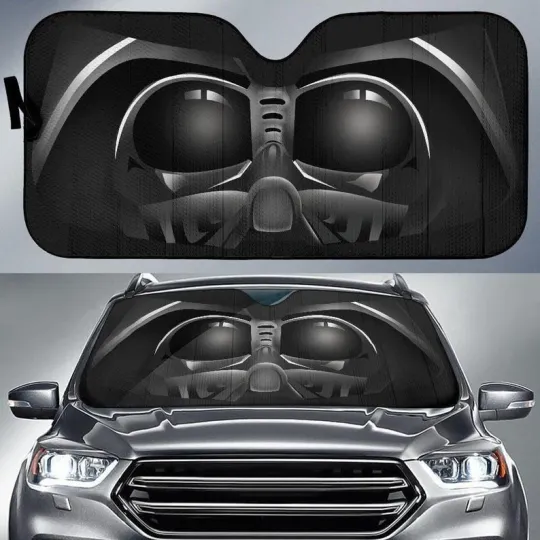Discover Star Wars Car Sun Shade, Darth Vader Face Car Windshield